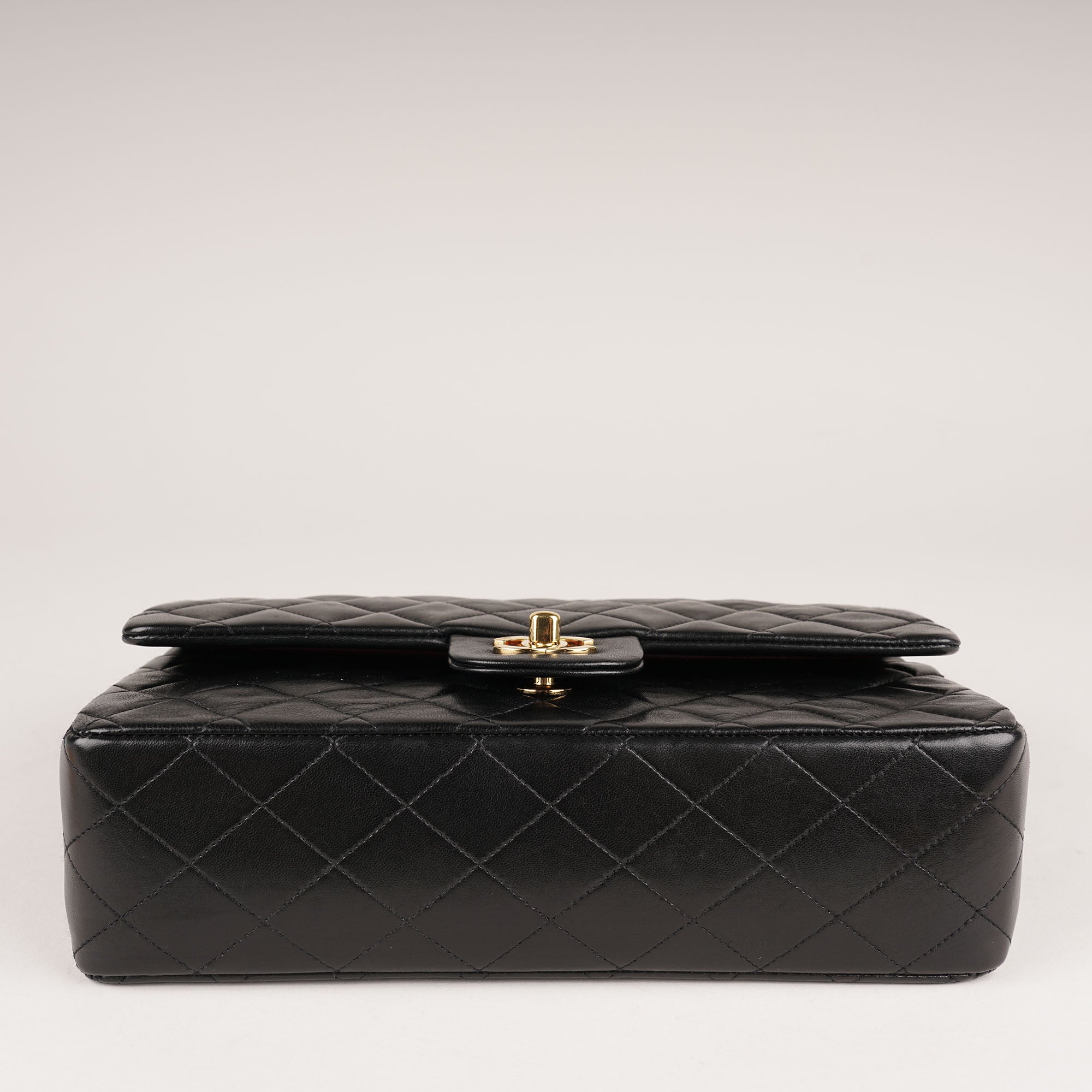 Classic Medium Double Flap Bag Black image