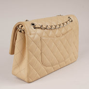 Classic Medium Double Flap Bag Beige thumbnail image
