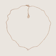 D'amour Necklace 18k Pink Gold Diamond 0,09ct 41 thumbnail image