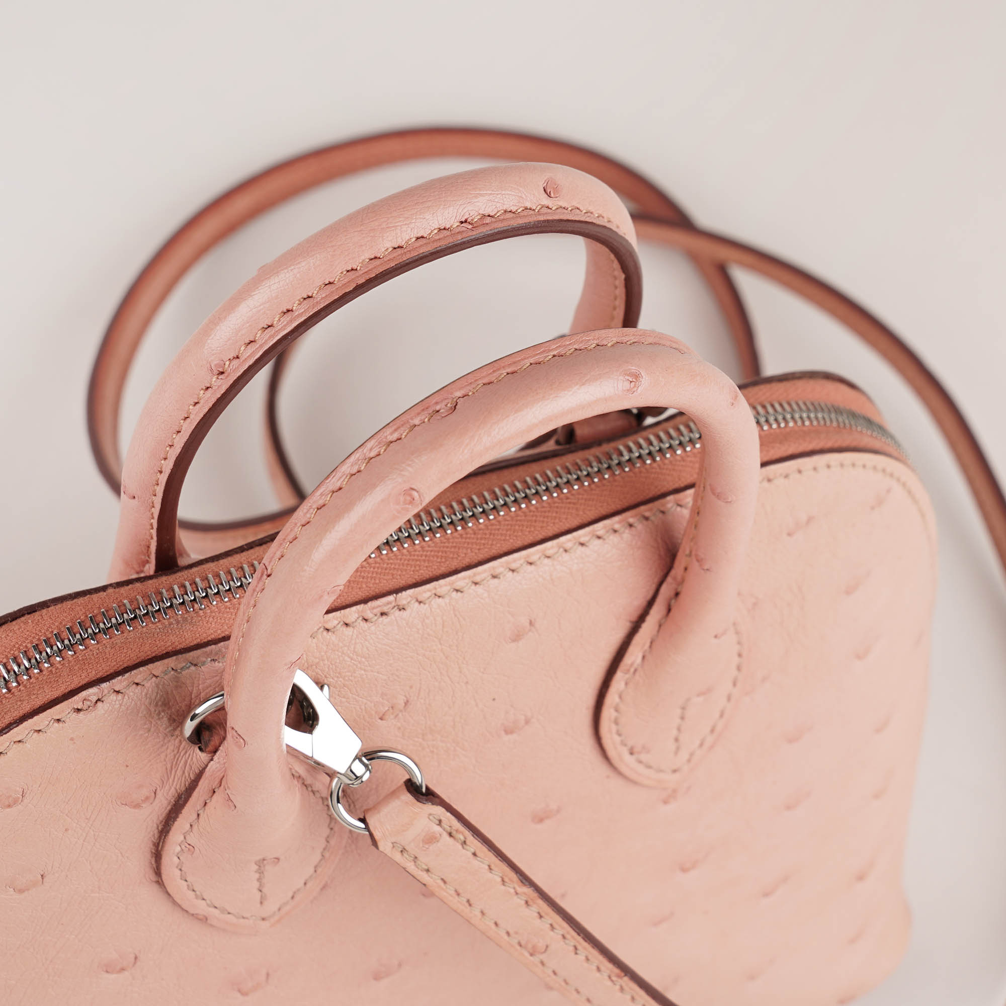 Mini Bolide Ostrich Leather image