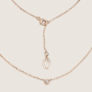 D'amour Necklace 18k Pink Gold Diamond 0,09ct 41 thumbnail image