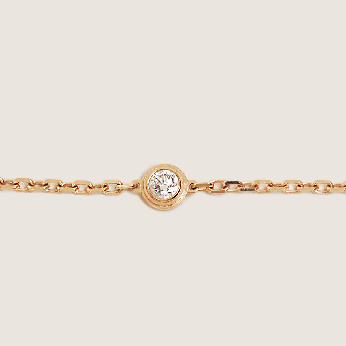 D'amour Bracelet 18k Pink Gold Diamond 0,04ct