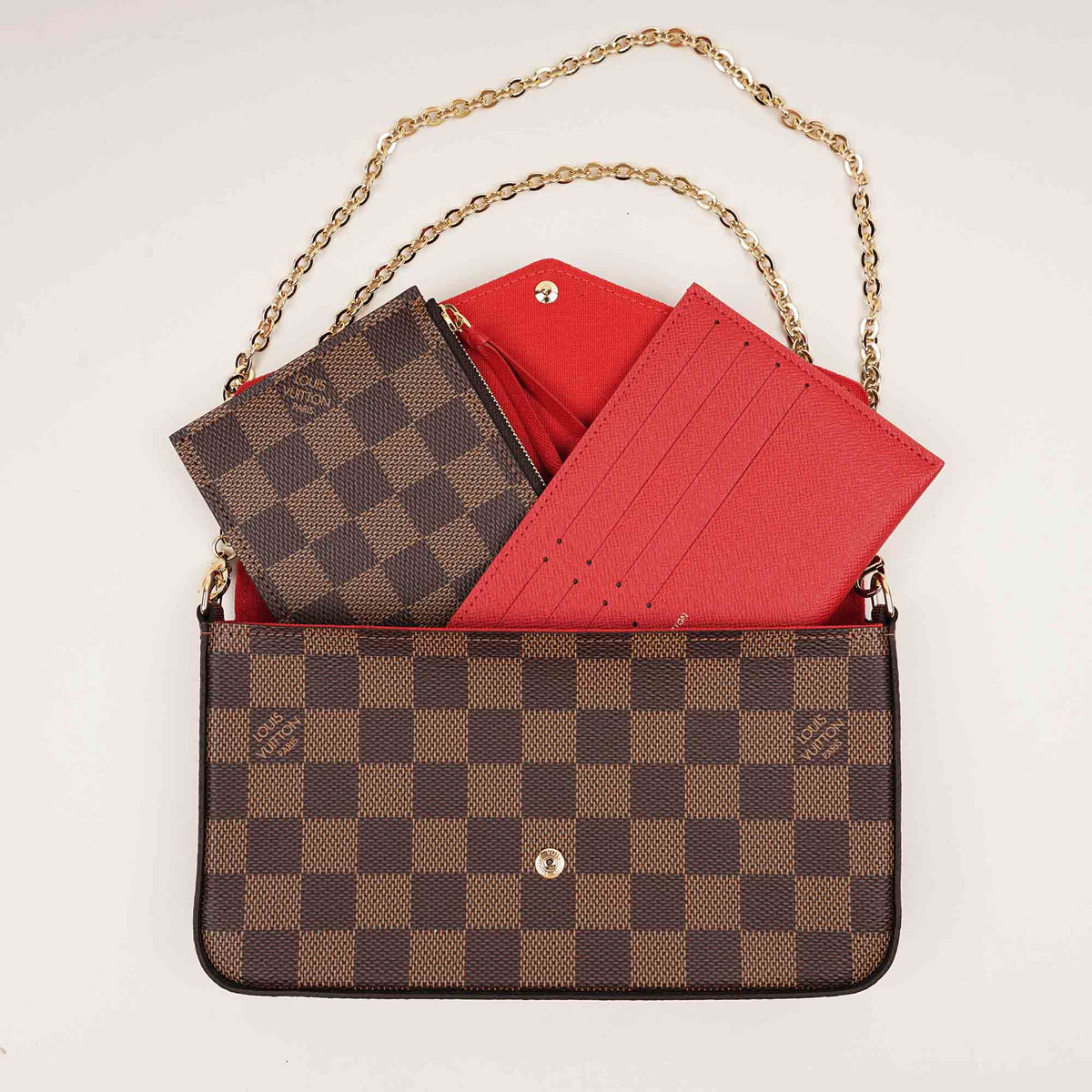 Pochette Félicie Damier Ebene Canvas image