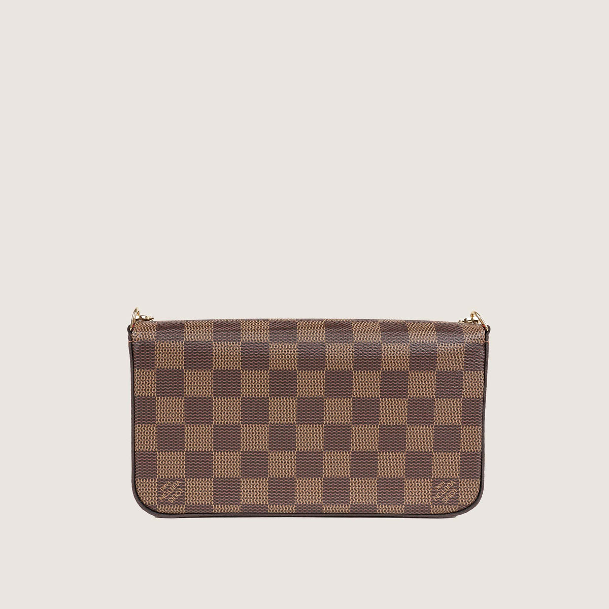 Pochette Félicie Damier Ebene Canvas
