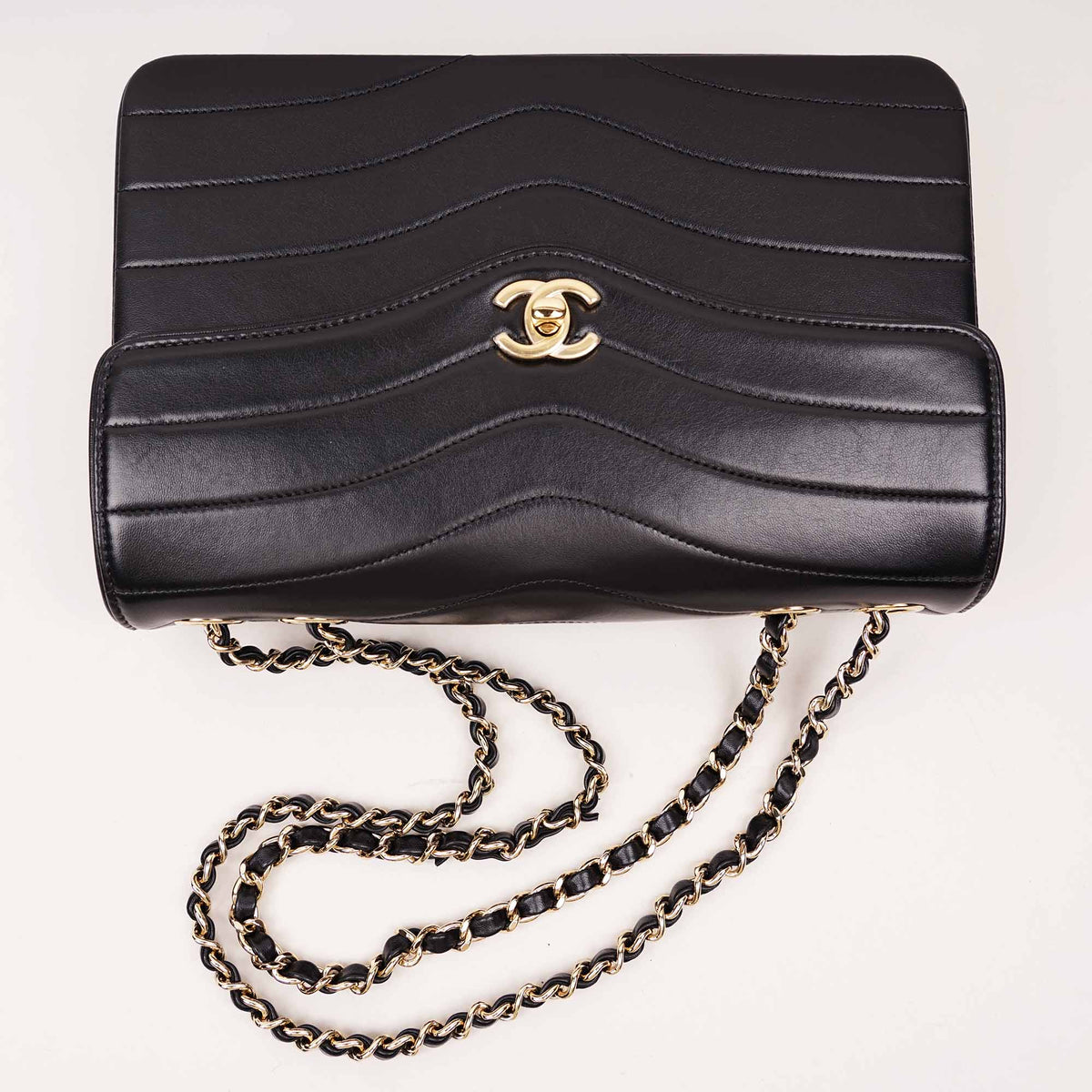 Patinated Medium Flap Bag Black Lambskin 2026 image
