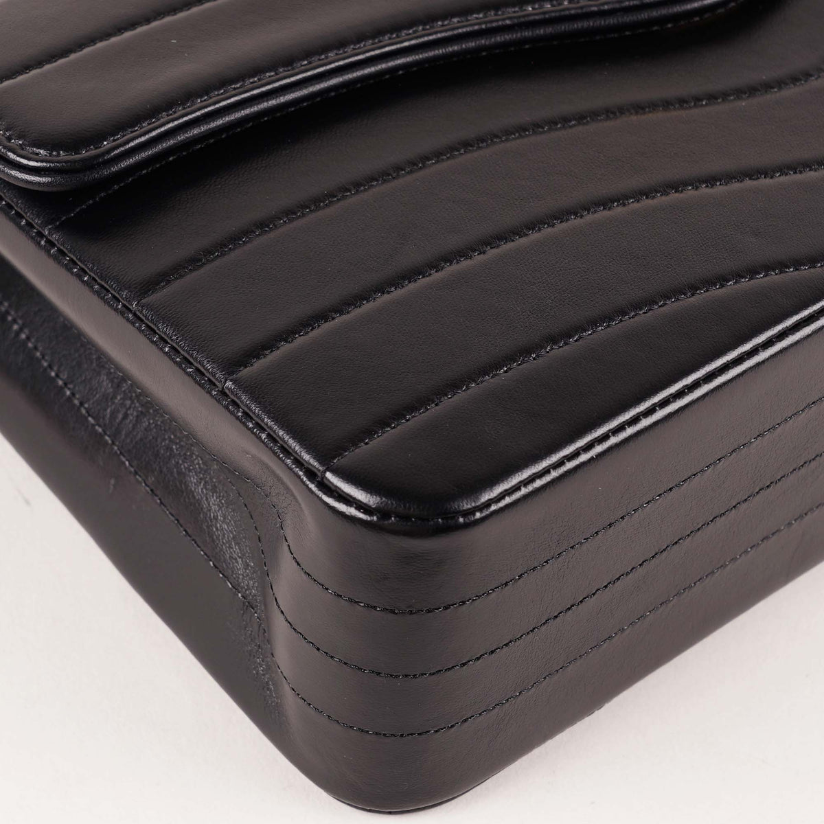 Patinated Medium Flap Bag Black Lambskin 2026 image