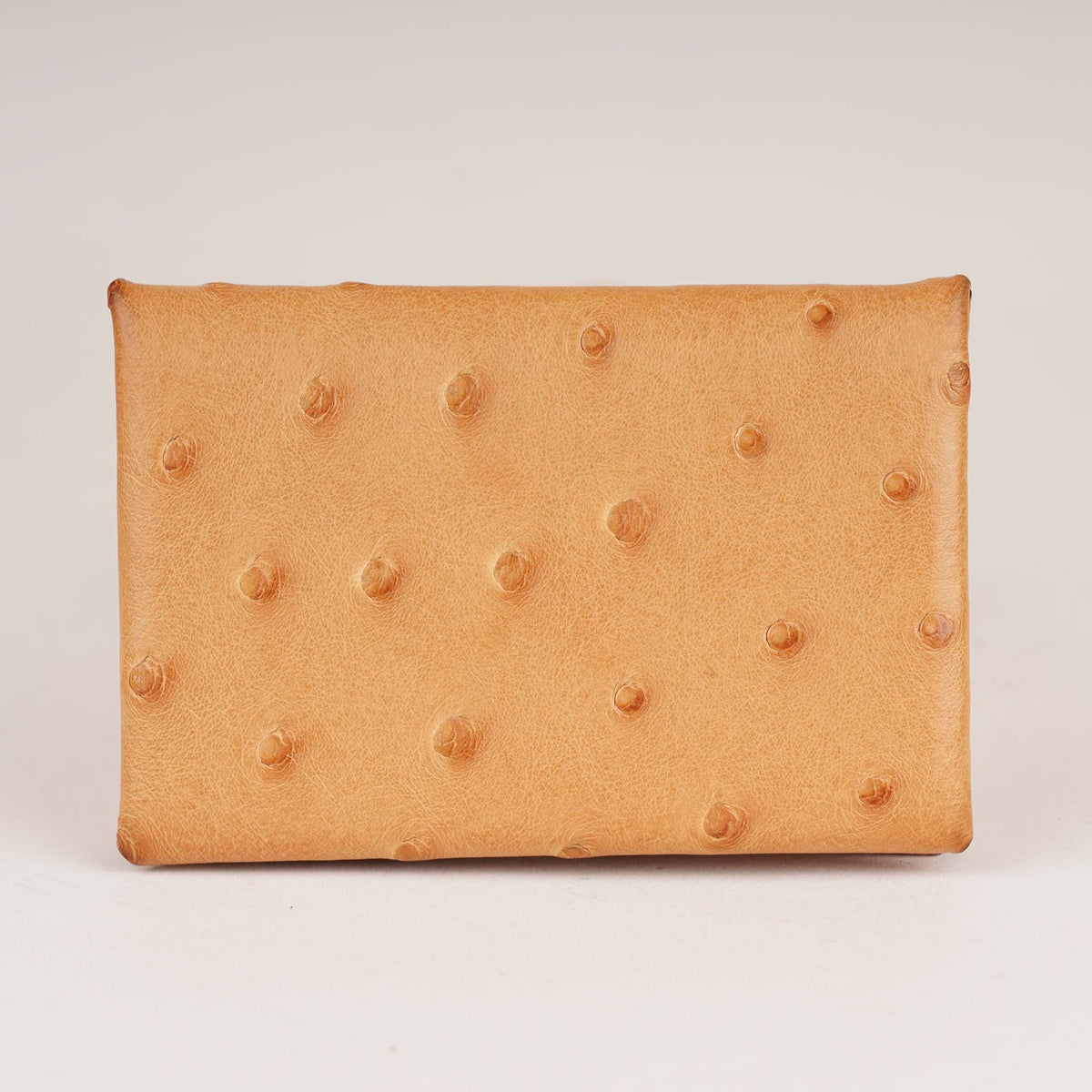 Calvi Duo Compact Card Holder Ostrich Leather image