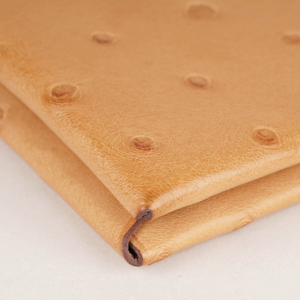 Calvi Duo Compact Card Holder Ostrich Leather image