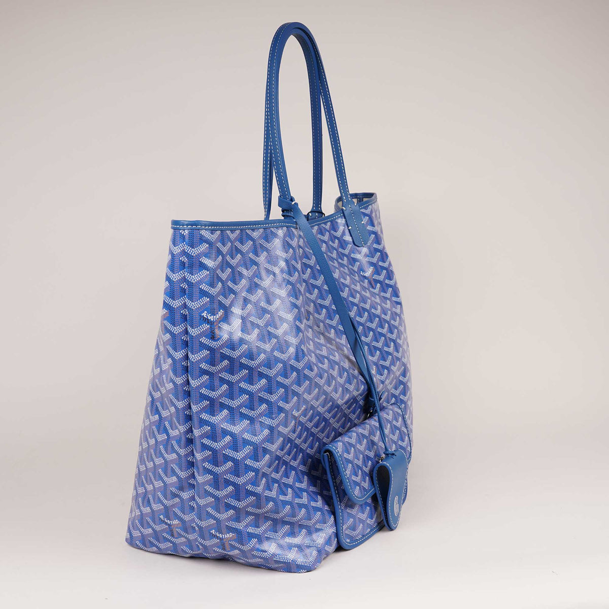 Saint Louis GM Tote Bag Sky Blue Goyardine Canvas image