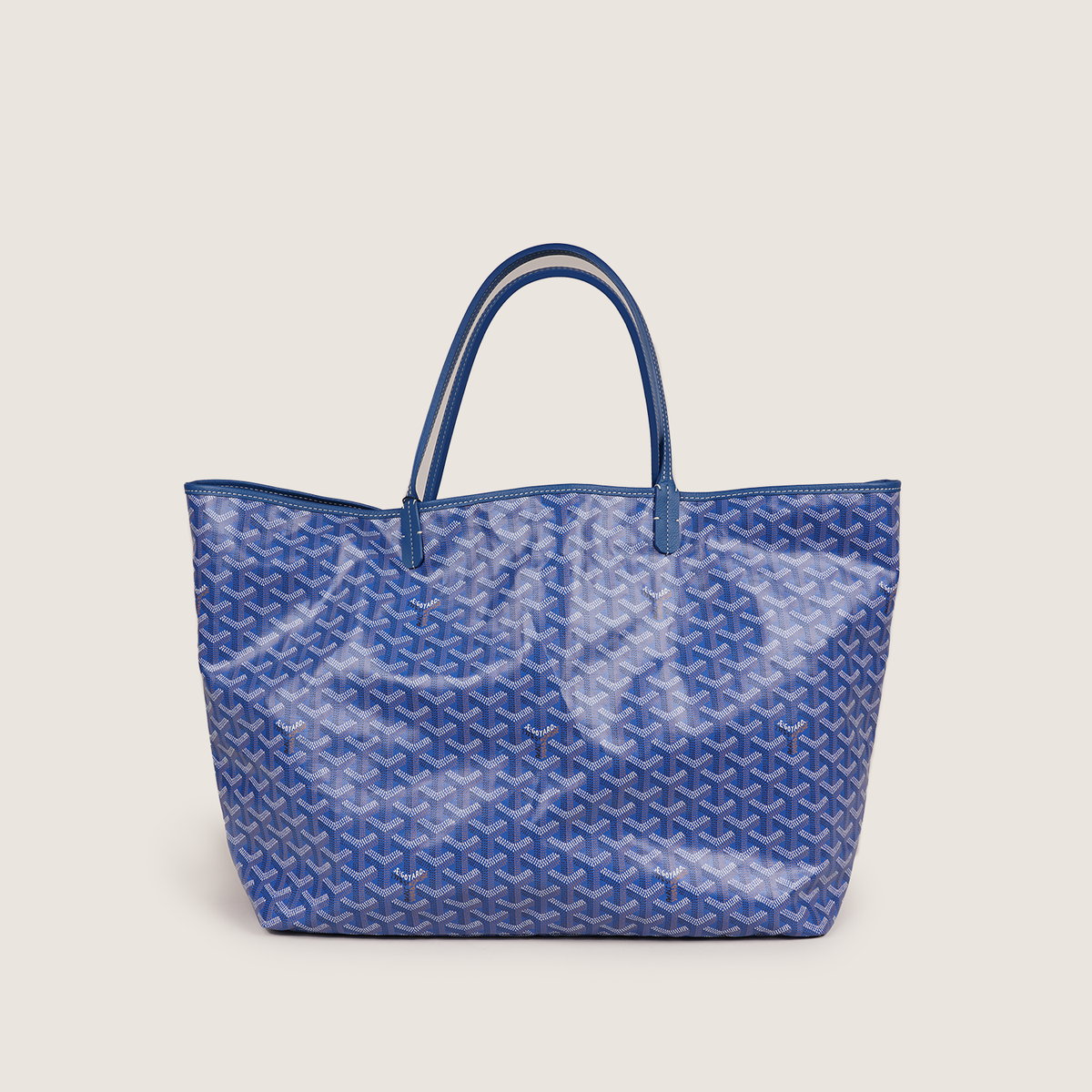 Saint Louis GM Tote Bag Sky Blue Goyardine Canvas