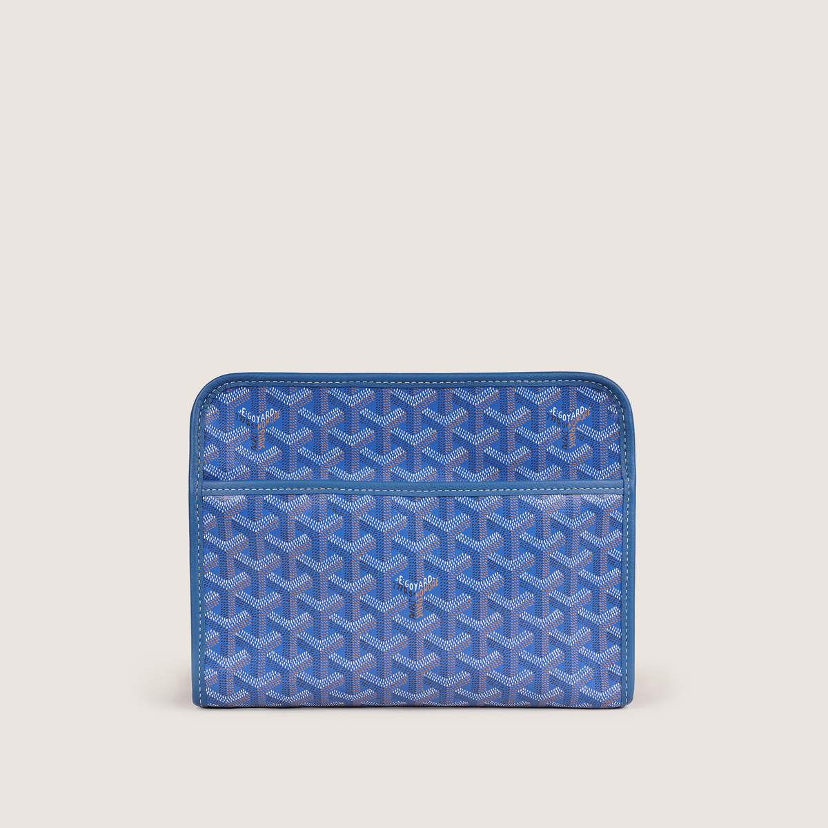 Jouvence MM Toiletry Bag Sky Blue Goyardine Canvas
