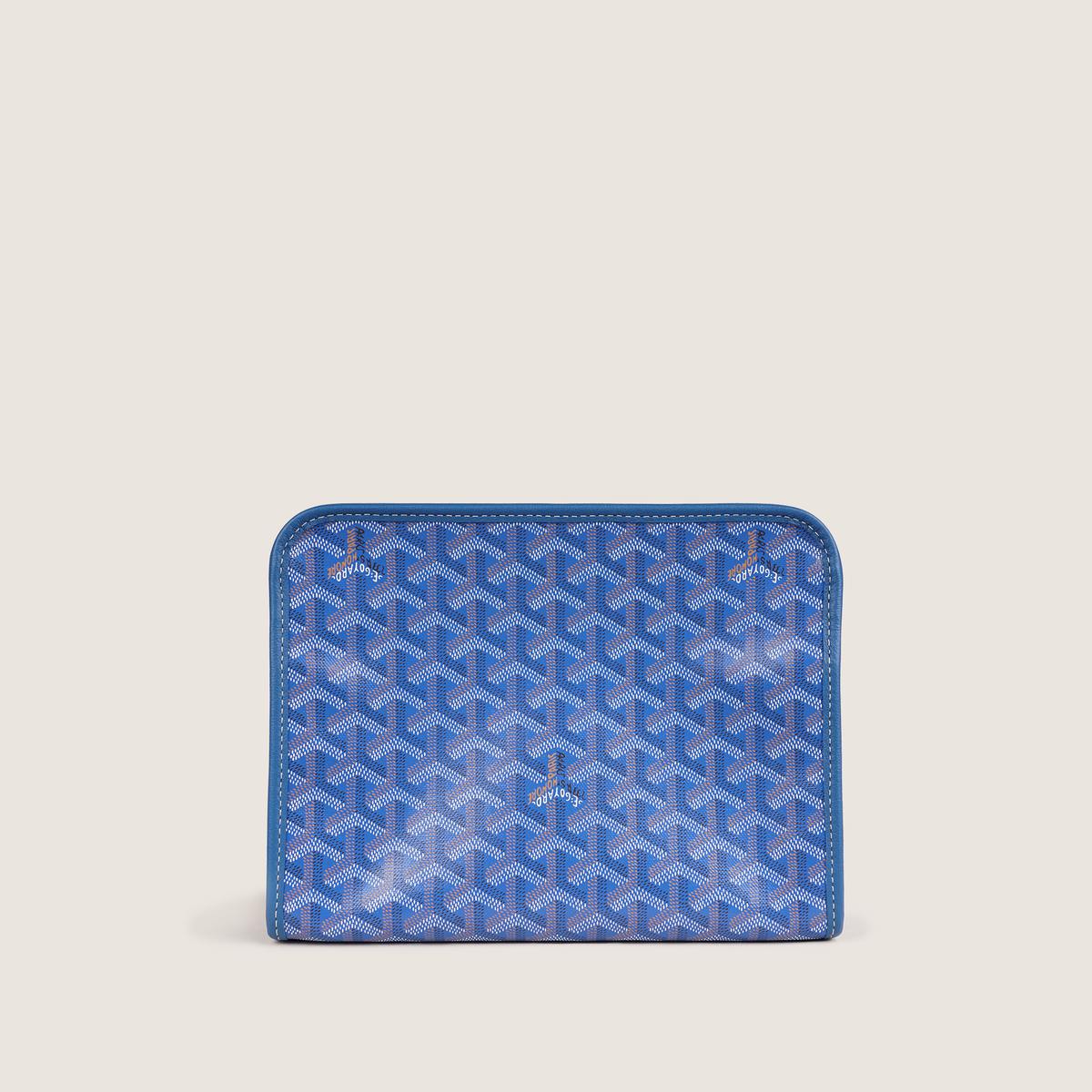 Jouvence MM Toiletry Bag Sky Blue Goyardine Canvas
