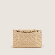 Classic Medium Double Flap Bag Beige 2023 thumbnail image