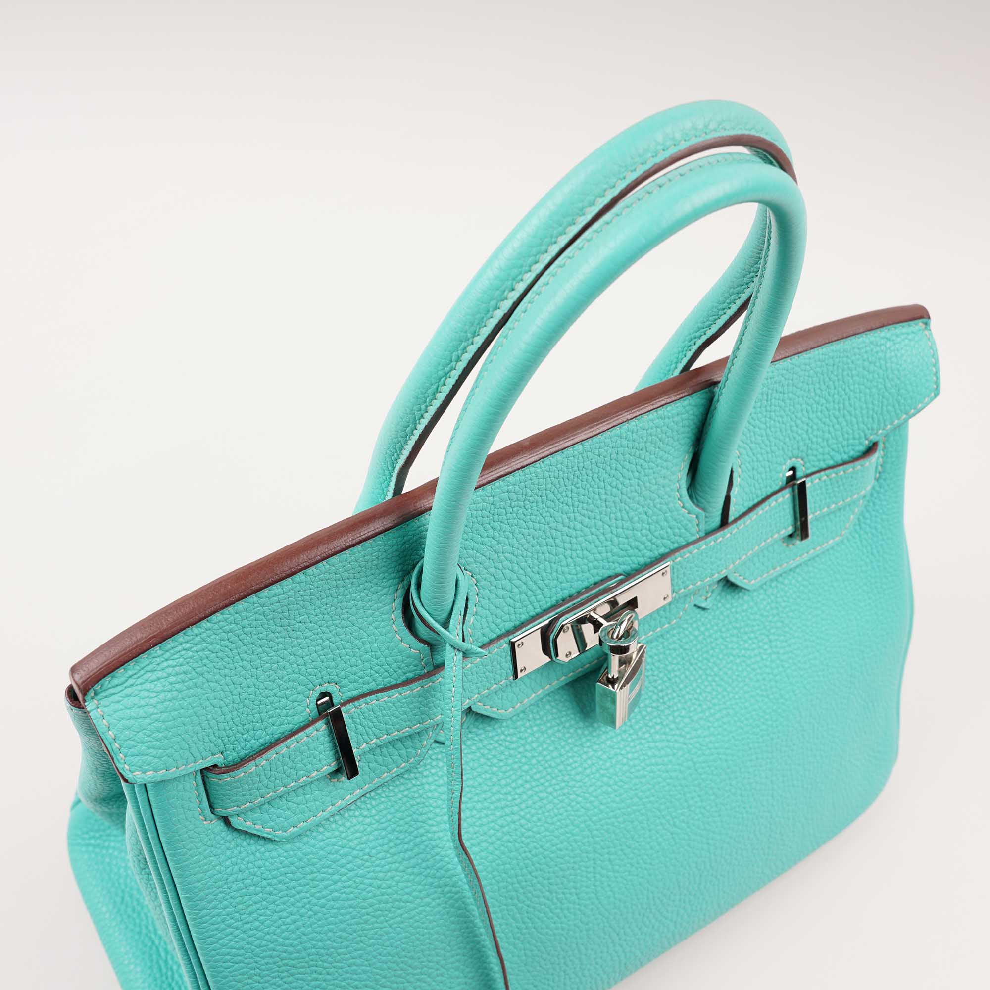 Birkin 30 Bleu Lagoon Top Handle image