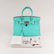 Birkin 30 Bleu Lagoon Top Handle thumbnail image