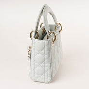 Mini Lady Dior Handbag Placid Blue Cannage Lambskin Leather thumbnail image