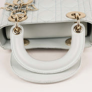 Mini Lady Dior Handbag Placid Blue Cannage Lambskin Leather thumbnail image