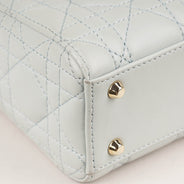 Mini Lady Dior Handbag Placid Blue Cannage Lambskin Leather thumbnail image