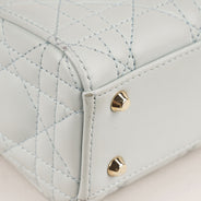 Mini Lady Dior Handbag Placid Blue Cannage Lambskin Leather thumbnail image