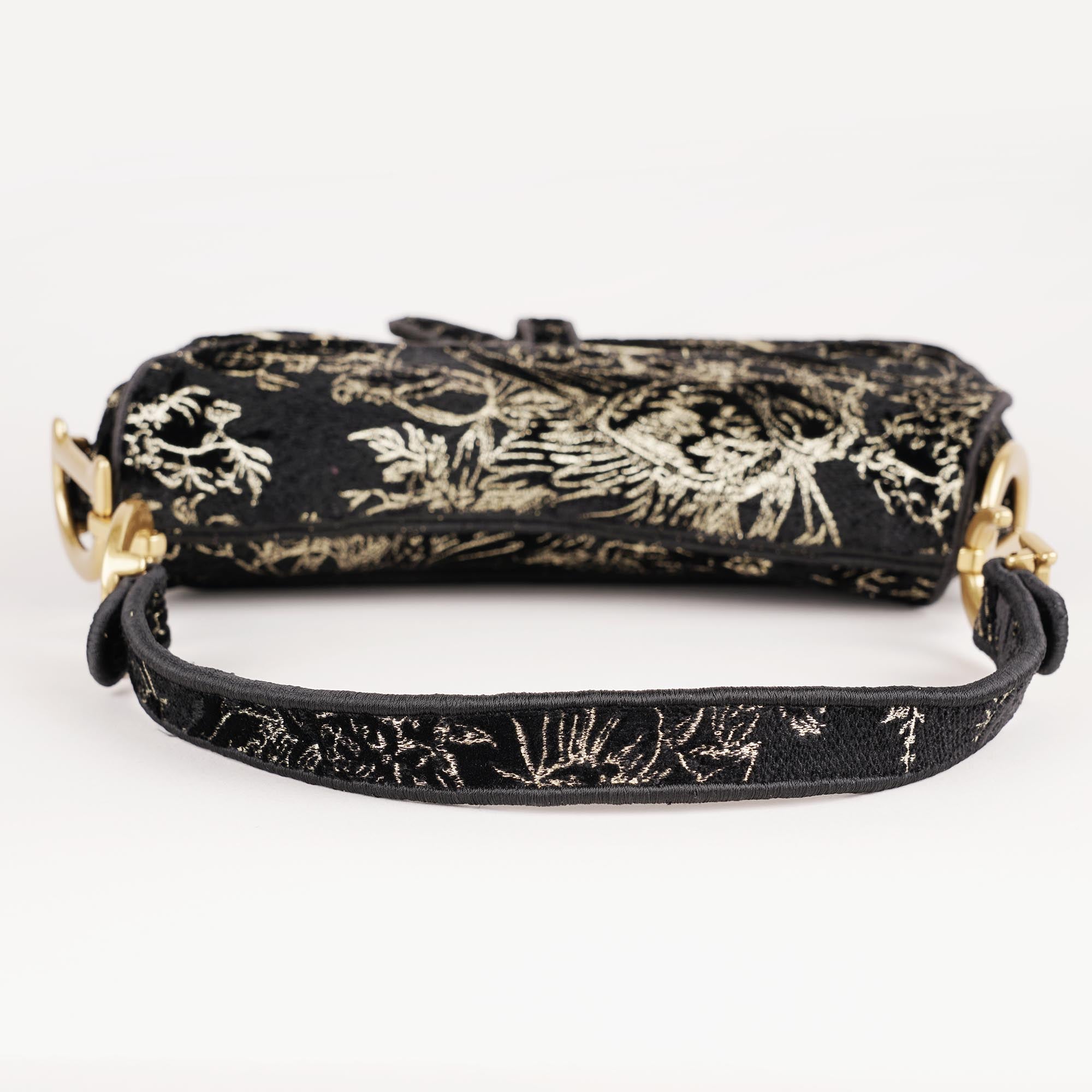 Jardin D'hiver Embroidered Saddle Bag image