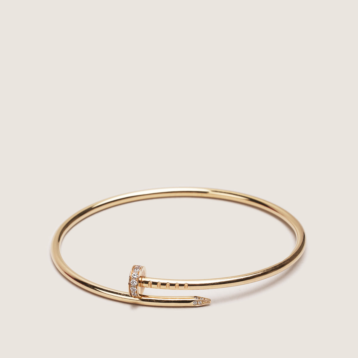 Juste un Clou Bracelet Small Model Diamonds, size 17 image