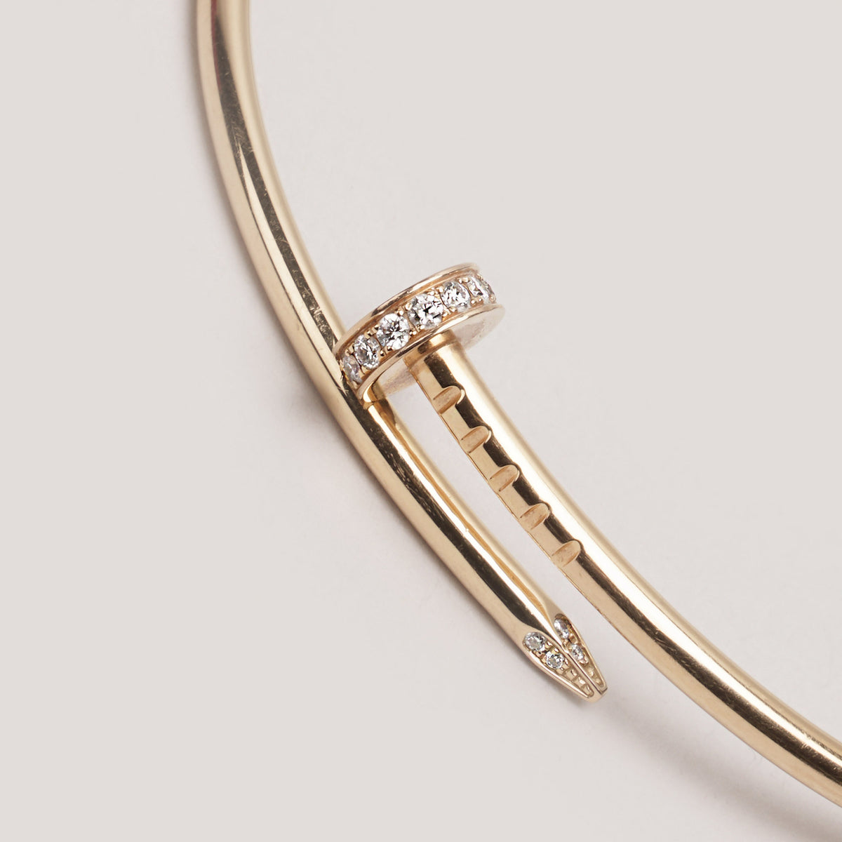 Juste un Clou Bracelet Small Model Diamonds, size 17 image