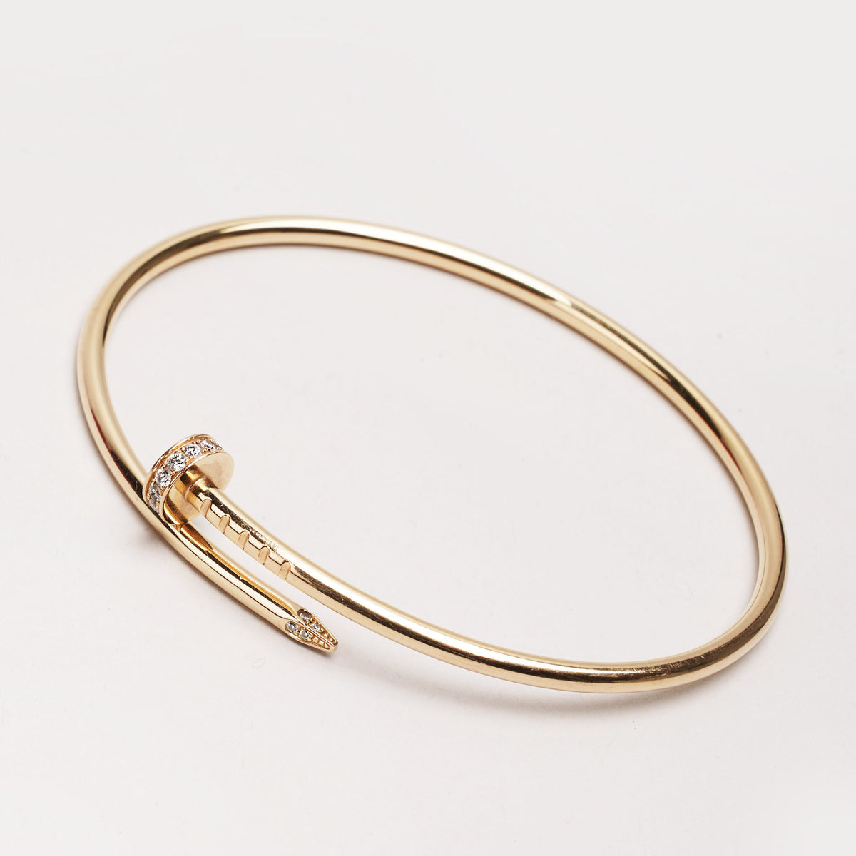 Juste un Clou Bracelet Small Model Diamonds, size 17 image
