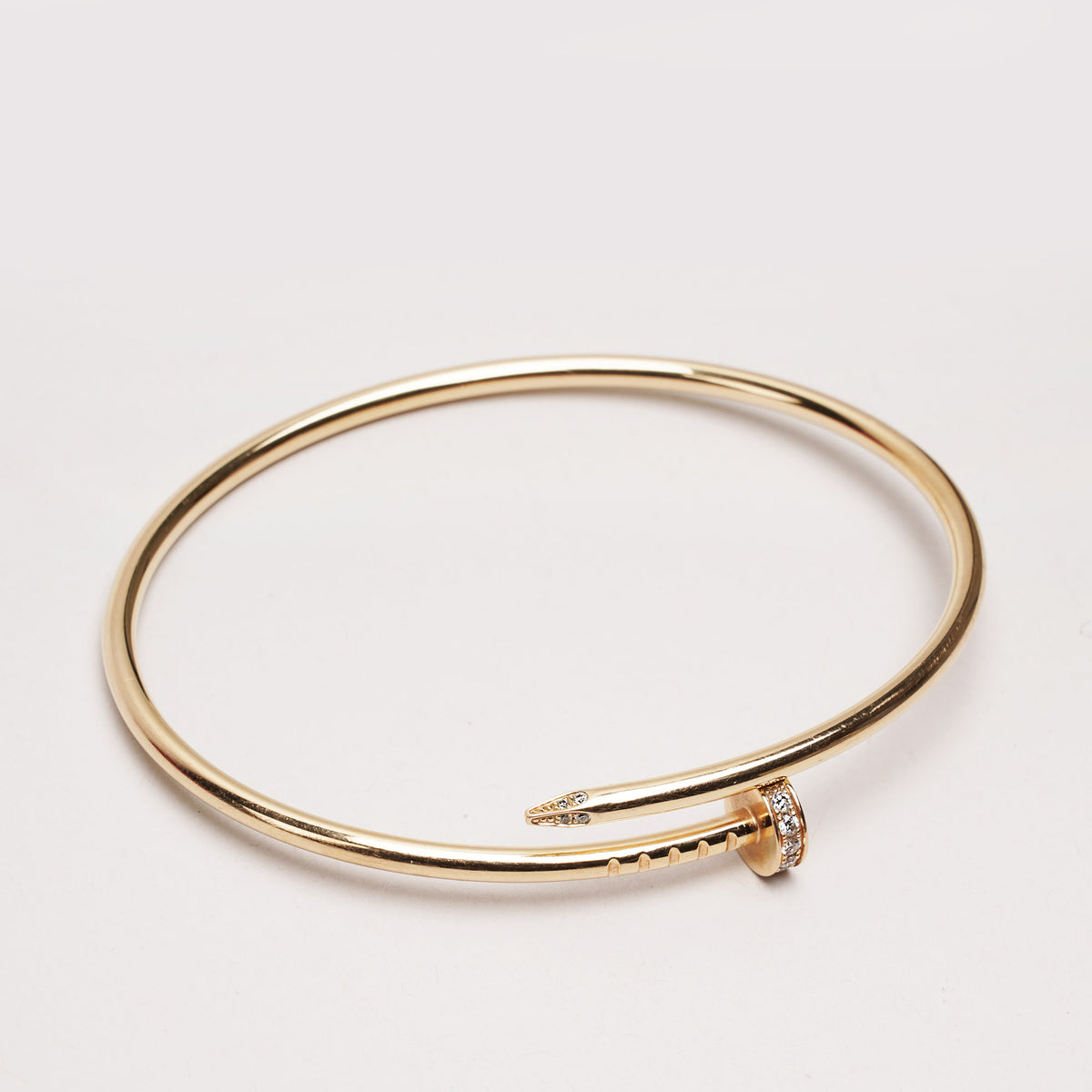 Juste un Clou Bracelet Small Model Diamonds, size 17 image