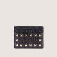 Rockstud Leather Card Holder thumbnail image