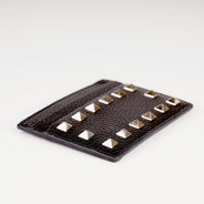 Rockstud Leather Card Holder thumbnail image