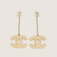 Large CC Drop Earrings thumbnail image