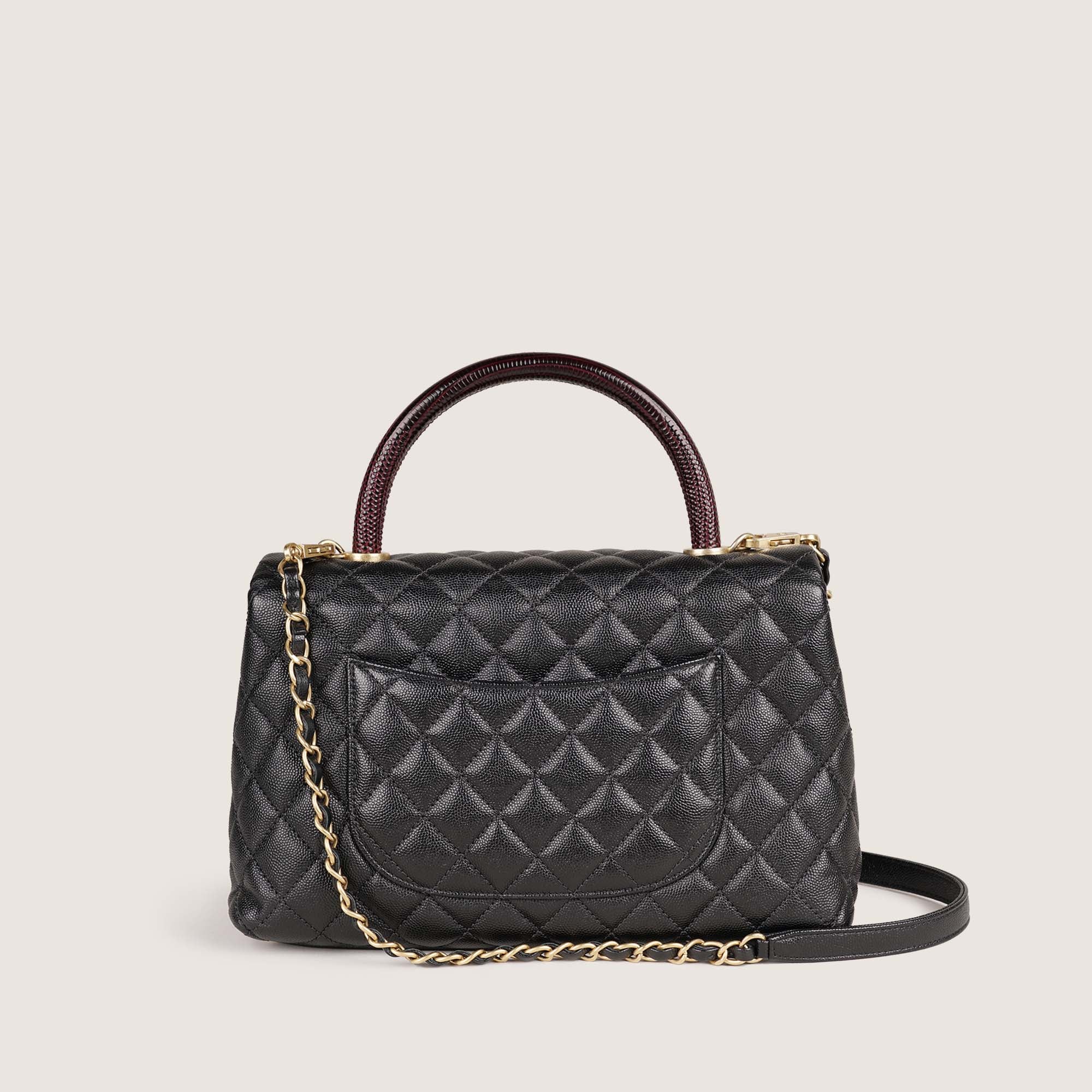 Coco Lizard Top Handle Bag
