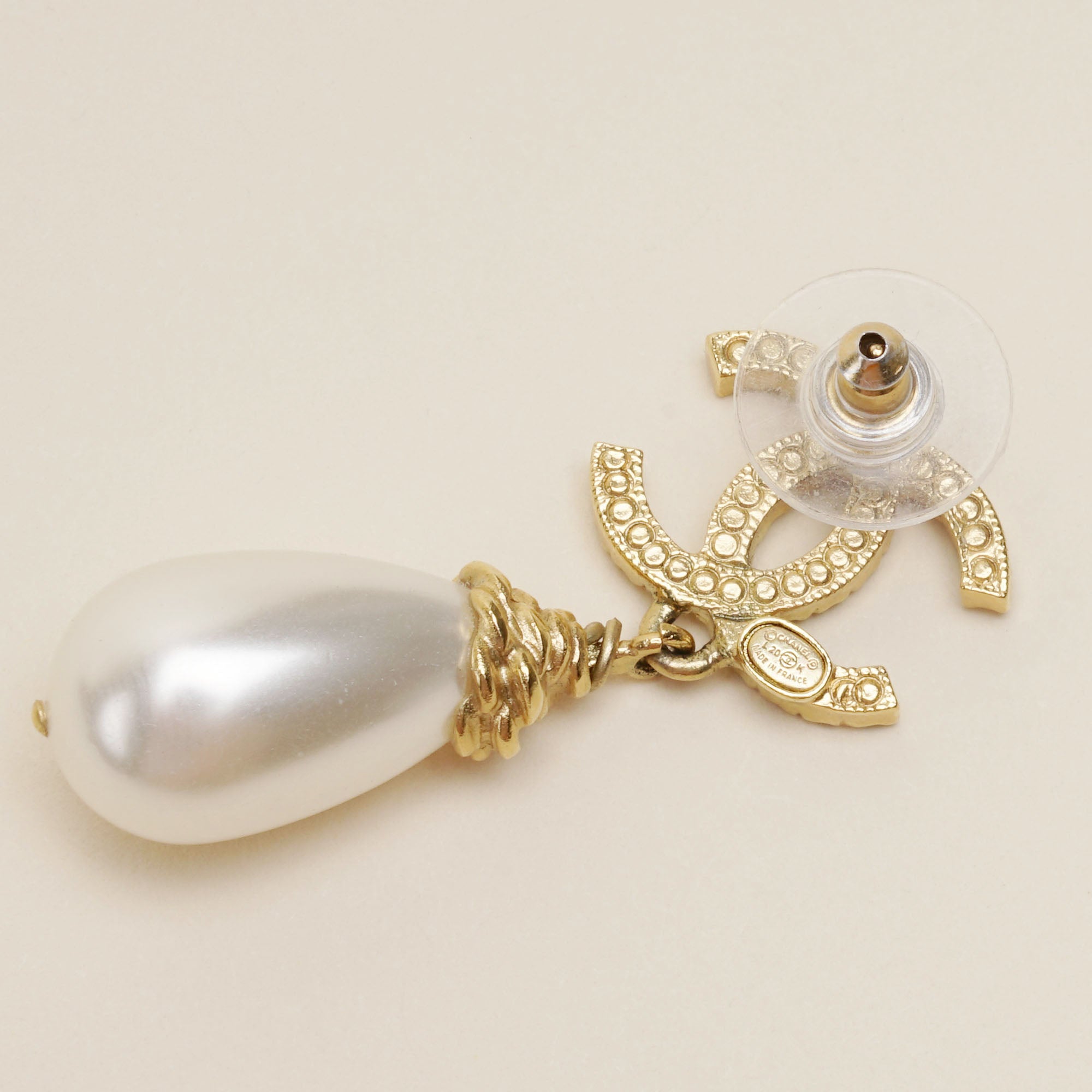 CC Pearl Drop Earrings image