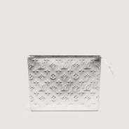 Toiletry Pouch Silver Monogram Miroir thumbnail image