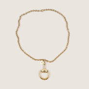 Horsebit 18k Gold Chain Necklace thumbnail image