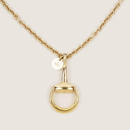 Horsebit 18k Gold Chain Necklace thumbnail image
