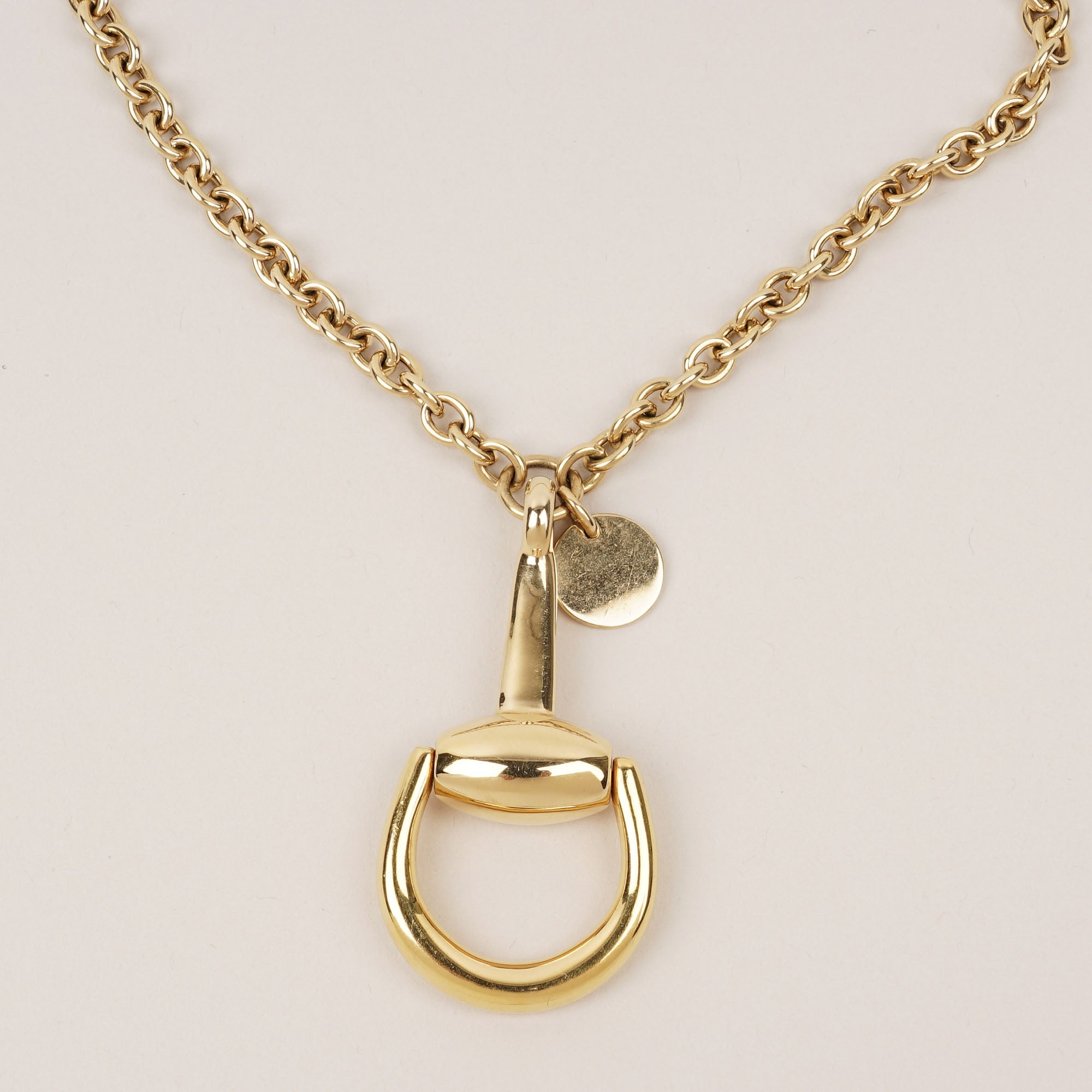 Horsebit 18k Gold Chain Necklace image
