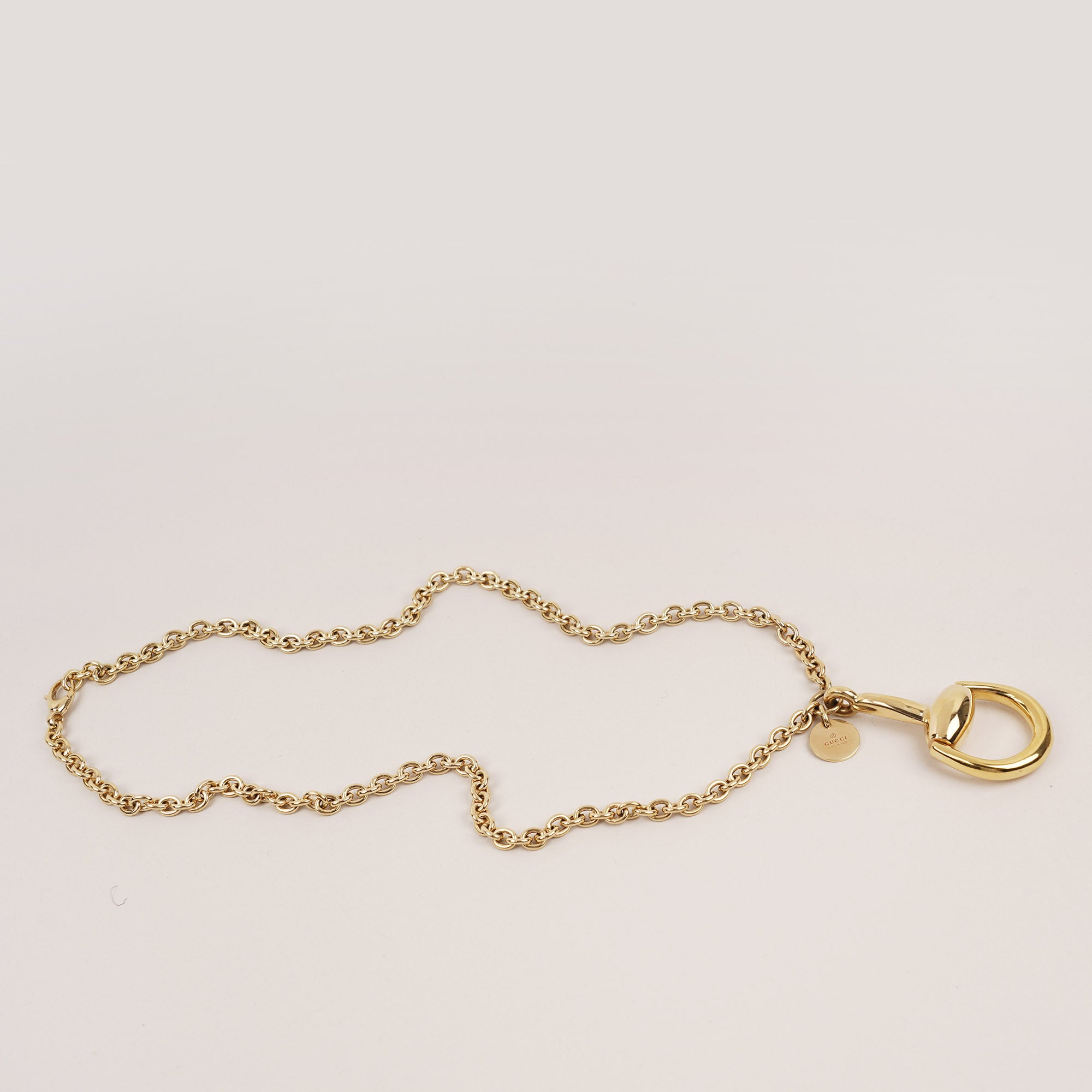 Horsebit 18k Gold Chain Necklace image