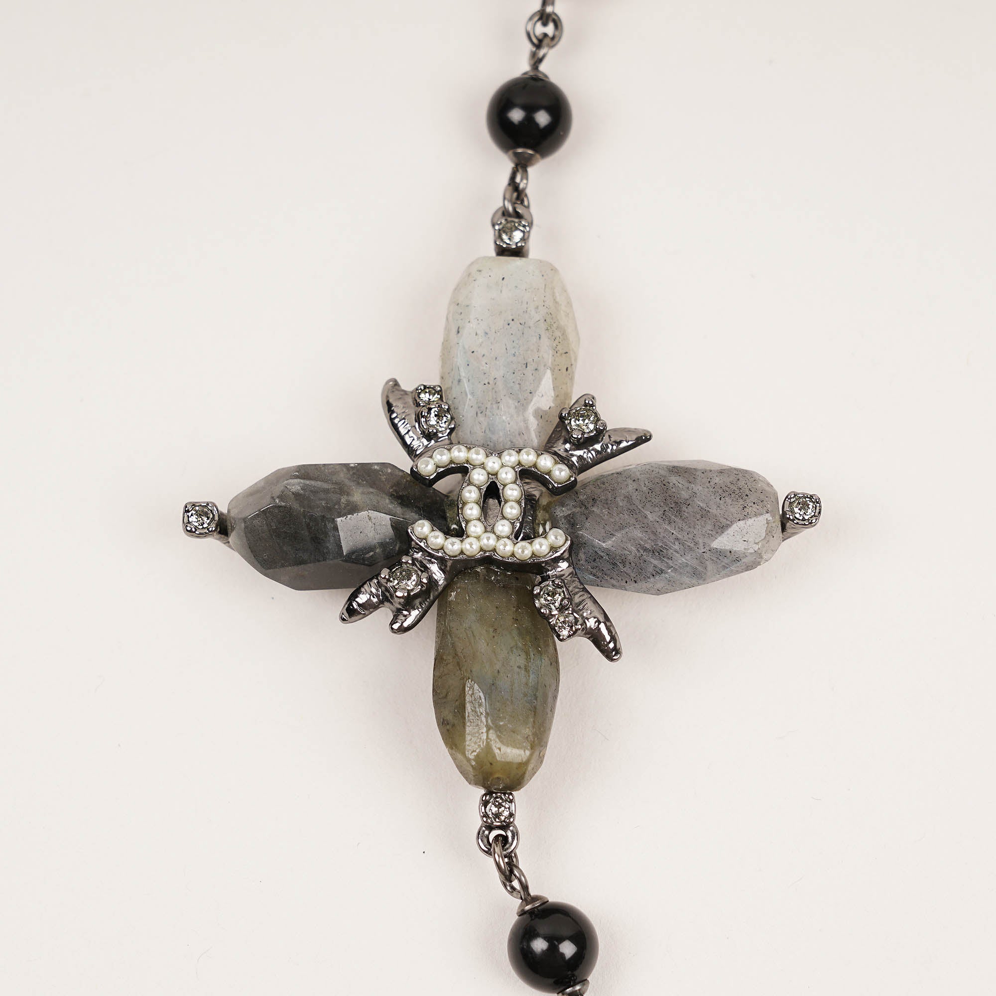 Multicolor Faux Stone Necklace image