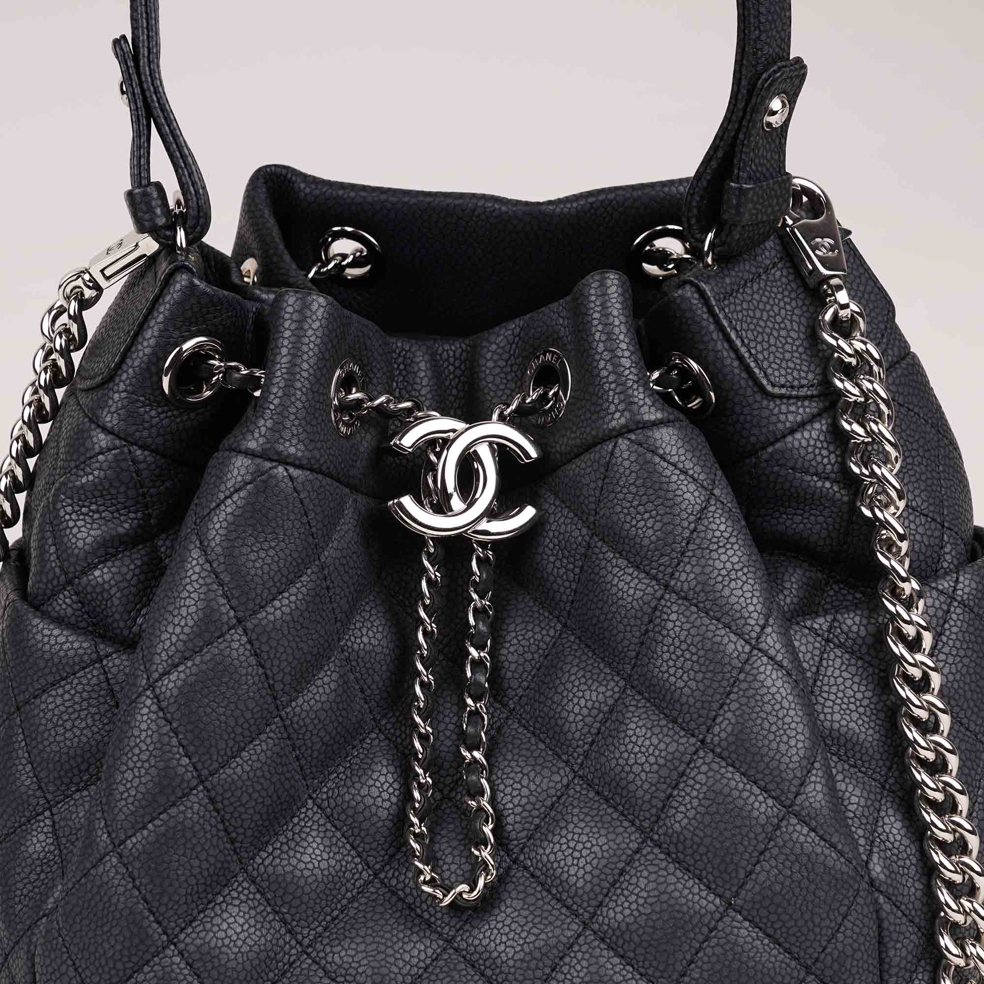 Drawsting Chain Bucket Bag image