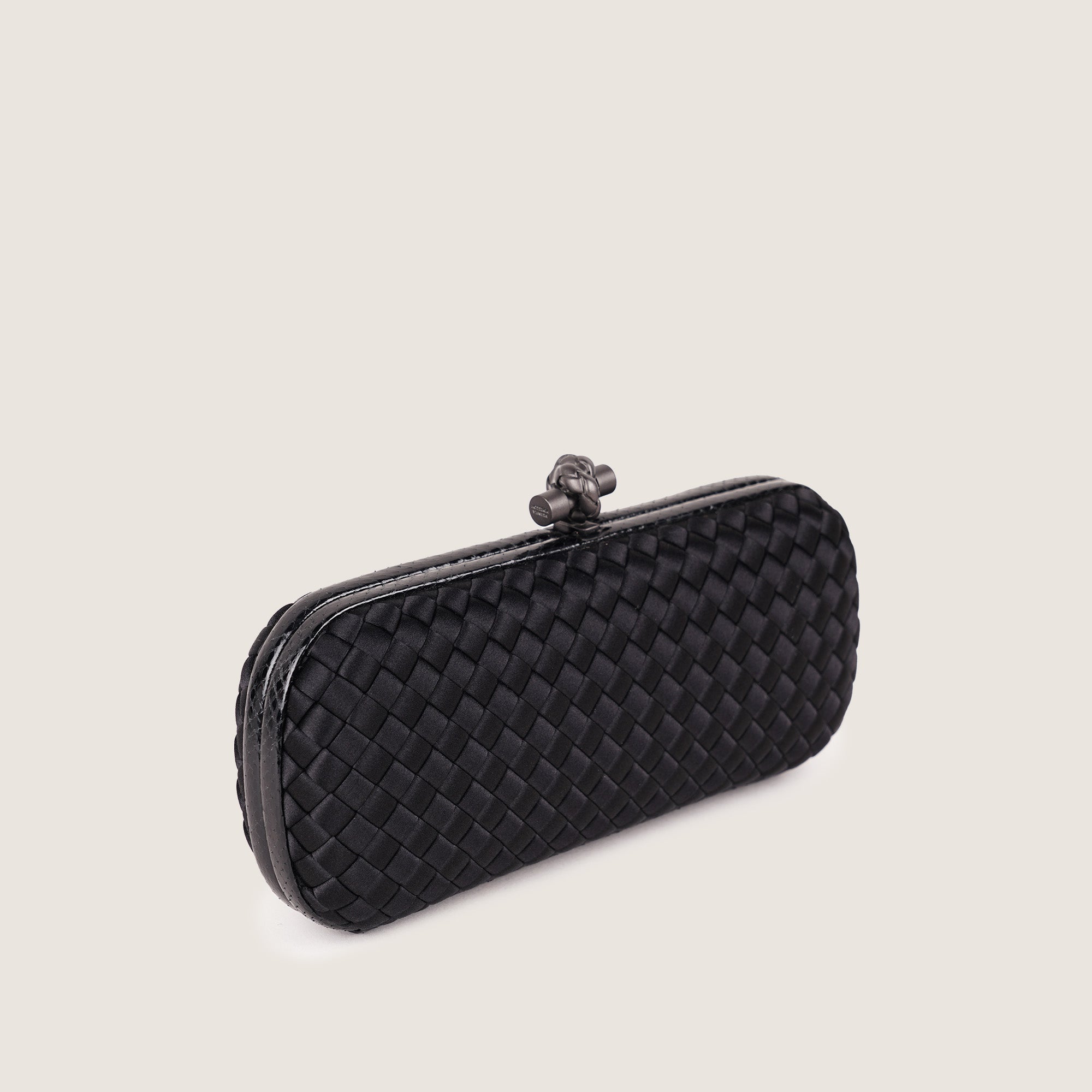 Large Knot Silk Clutch