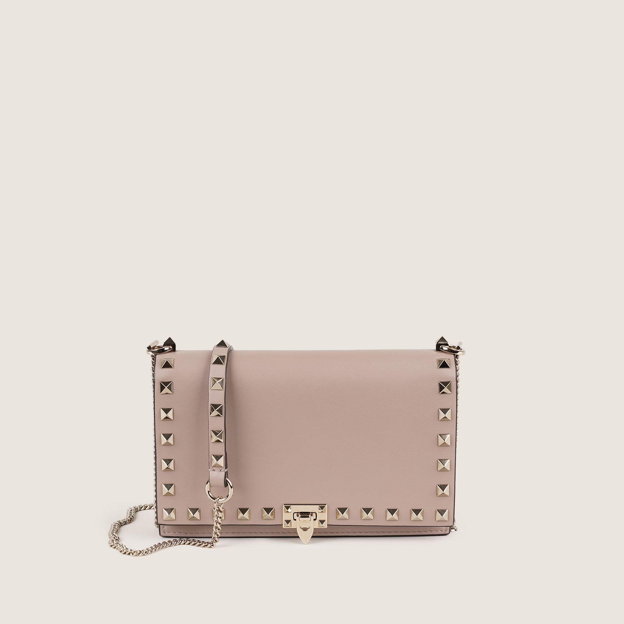 Rockstud Foldover Handbag