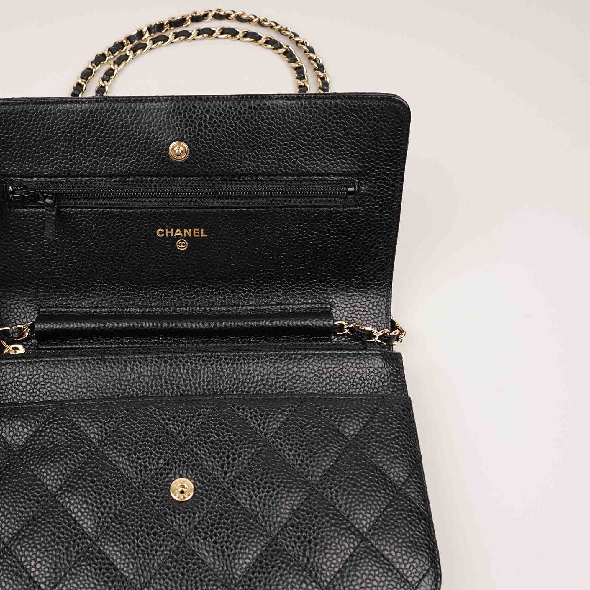 Chanel Wallet on Chain Black Caviar Leather image