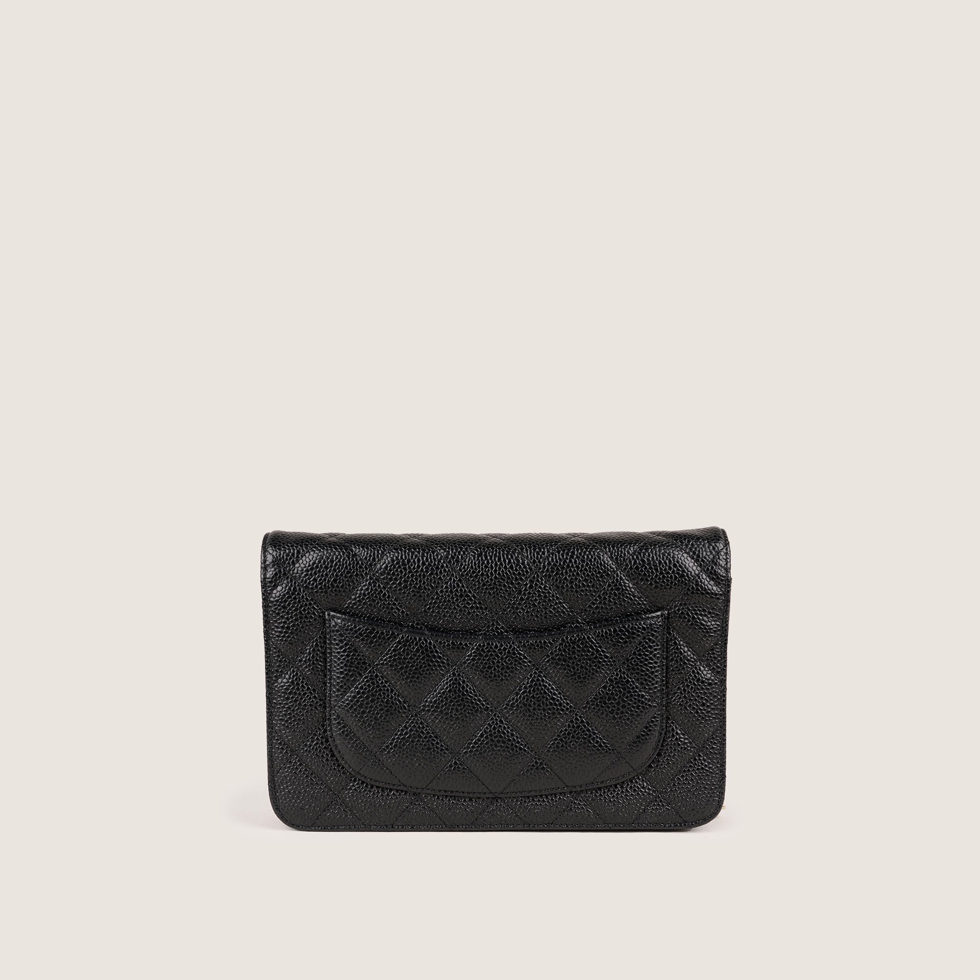 Chanel Wallet on Chain Black Caviar Leather