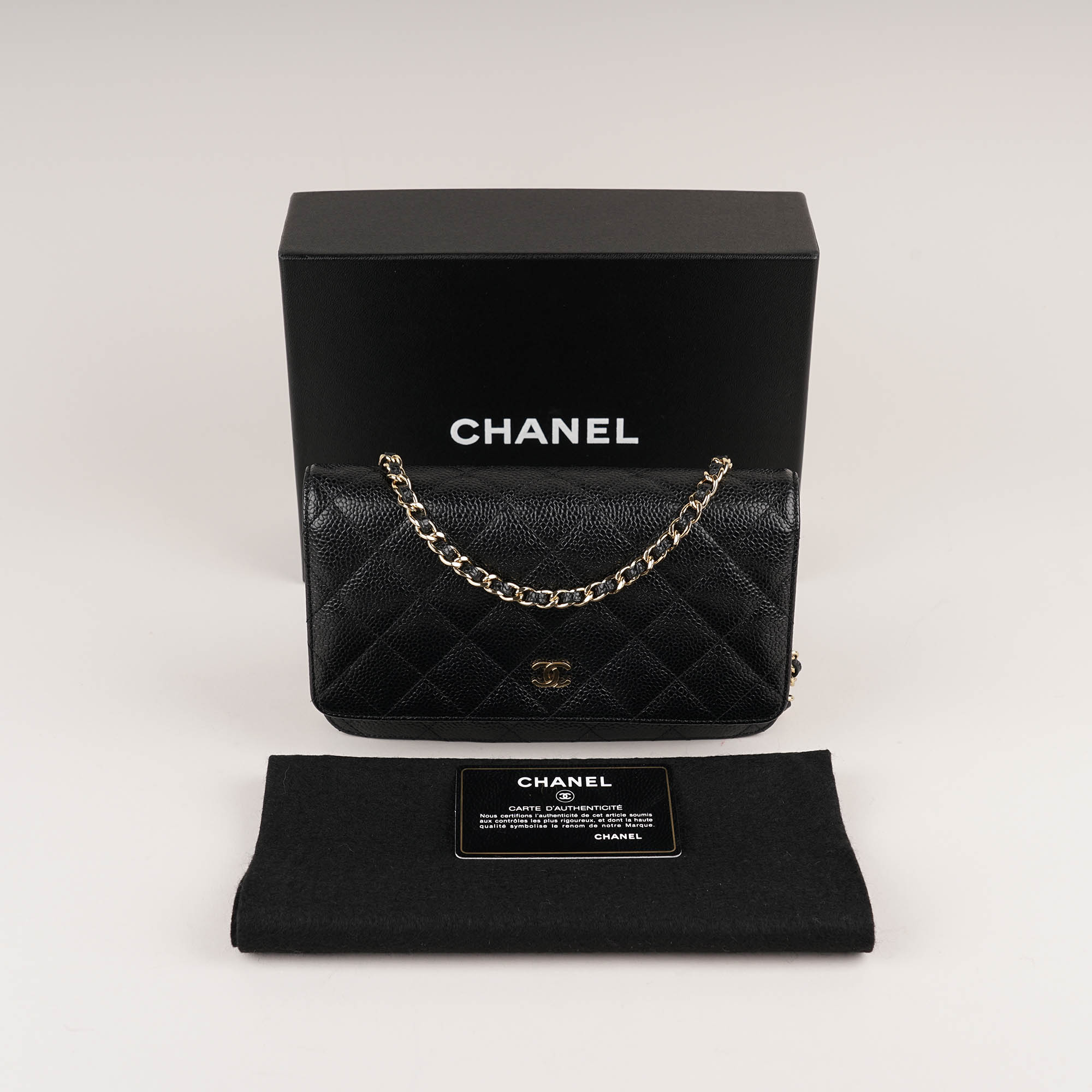 Chanel Wallet on Chain Black Caviar Leather image
