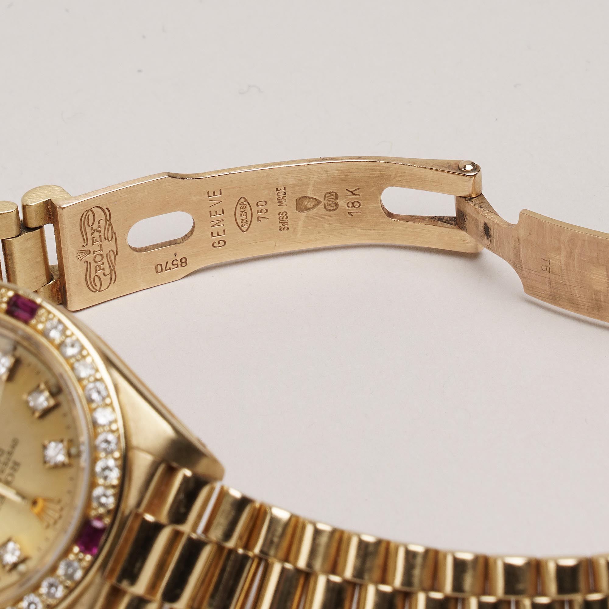 28mm Lady Datejust 18k Gold Diamond image