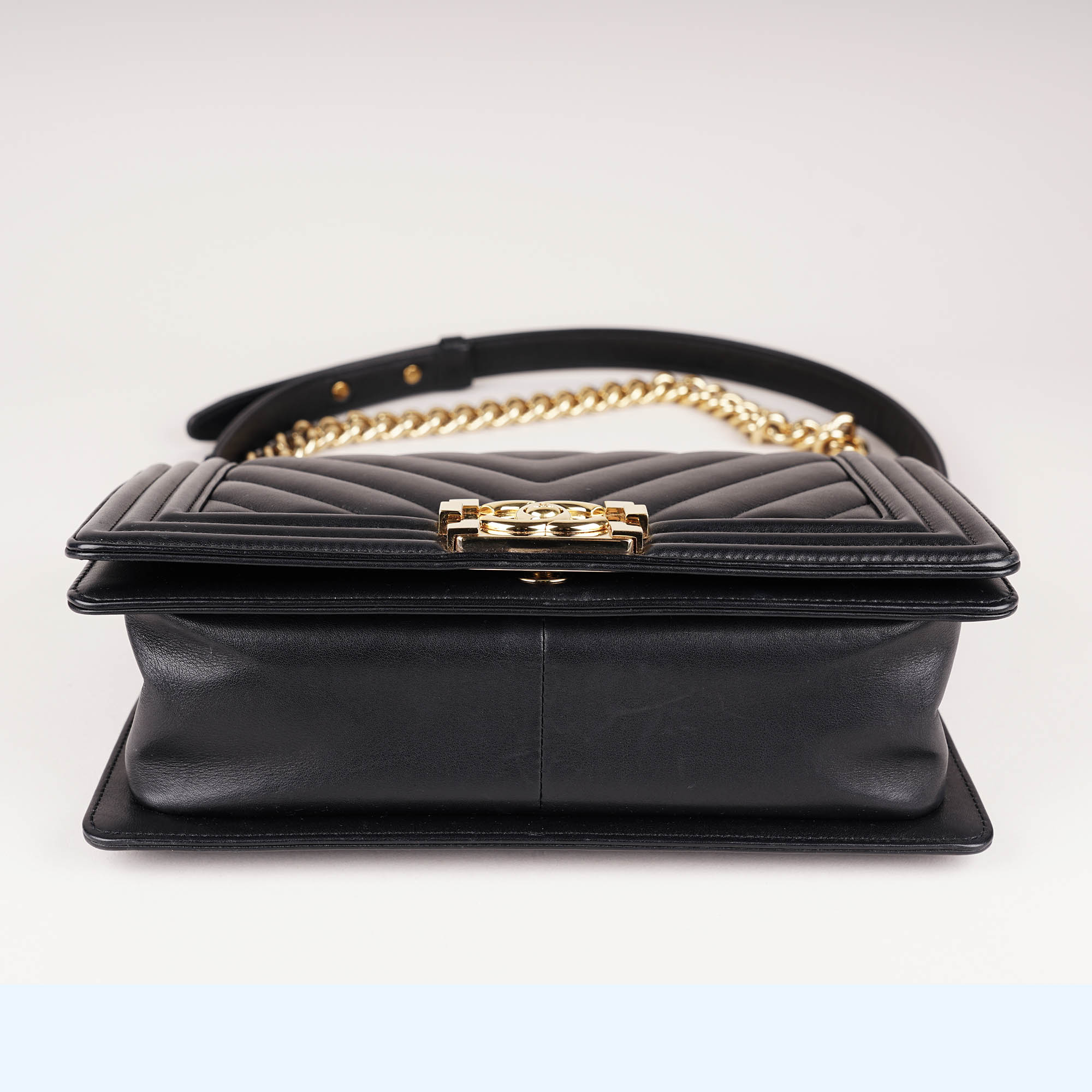 Old medium Chevron Boy Flap Bag image