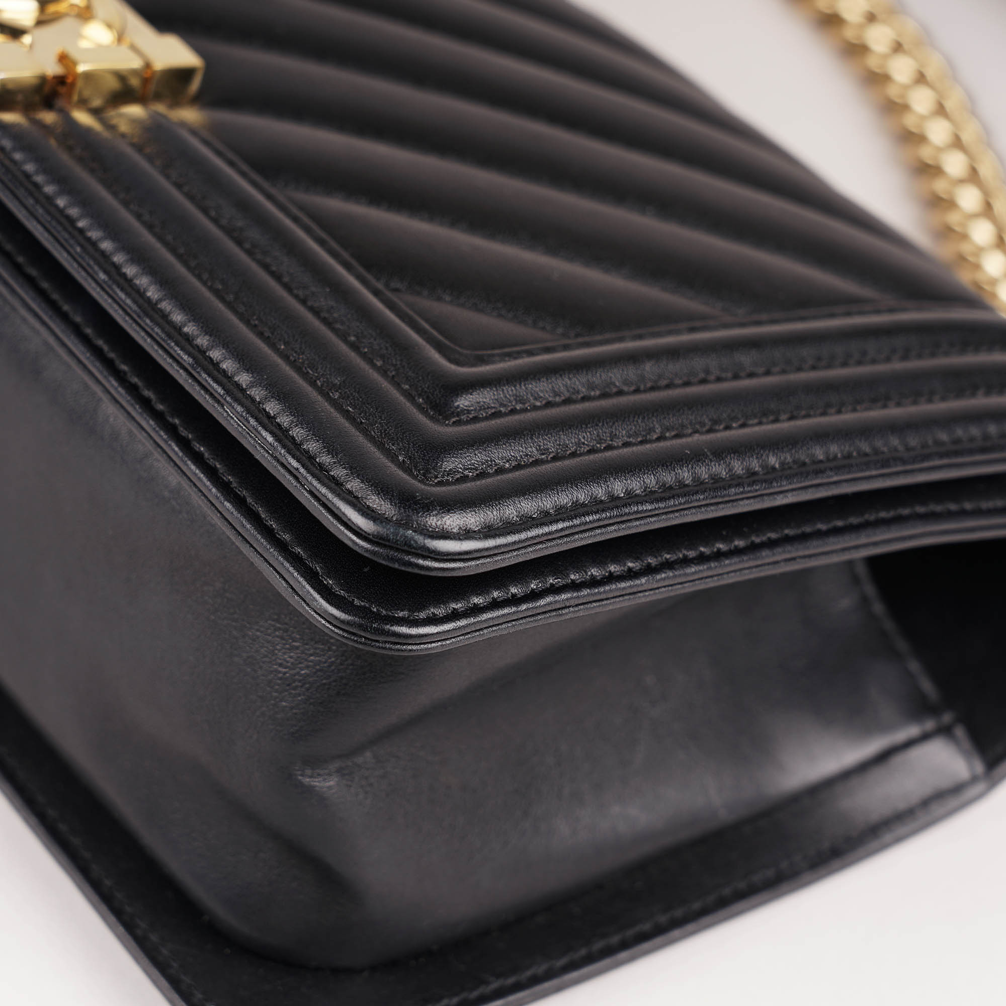 Old medium Chevron Boy Flap Bag image