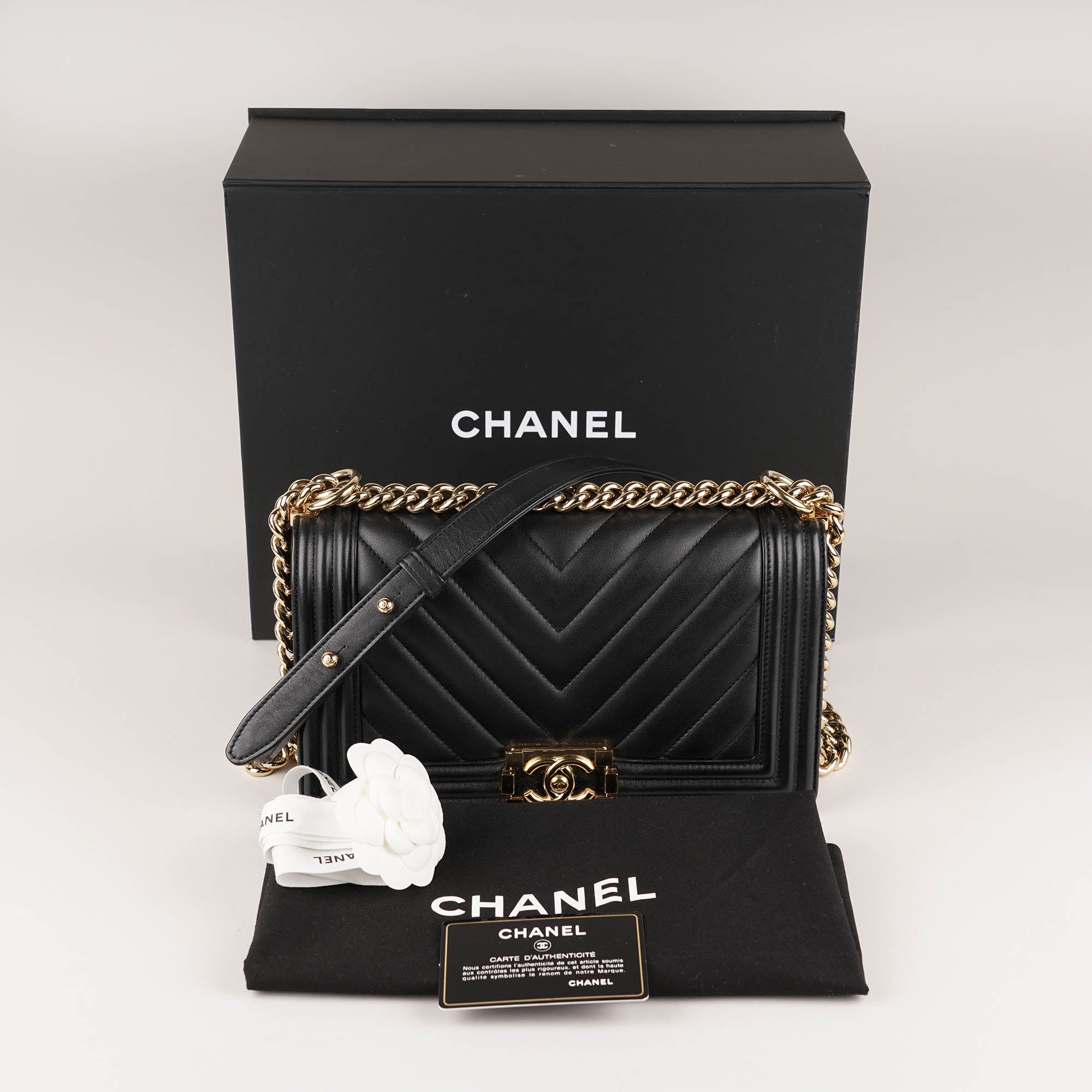 Old medium Chevron Boy Flap Bag image