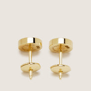Love Stud Earrings 18k Yellow Gold thumbnail image